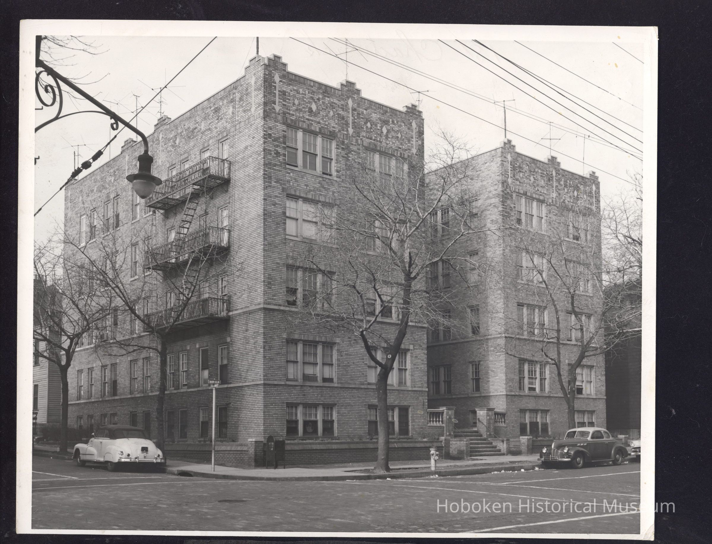 B&W photo of apartment building at 181 Chadwick Street, Newark. picture number 1