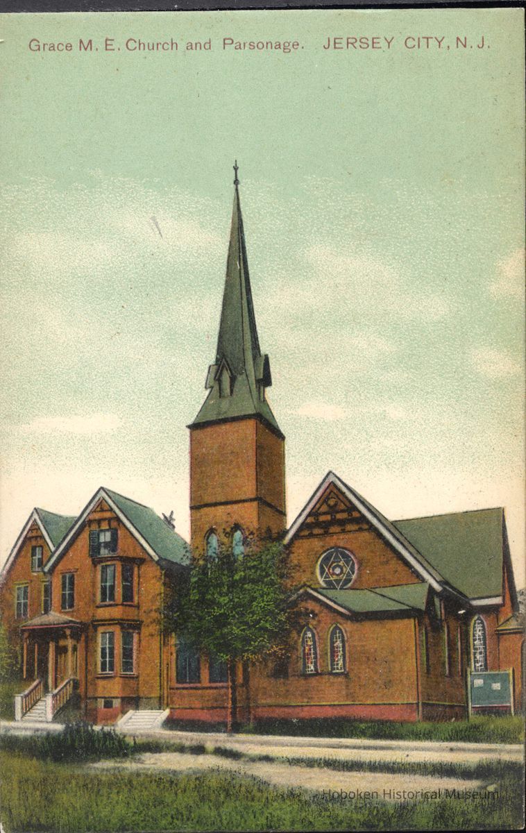 Postcard: Grace M. E. Church, Jersey City, NJ picture number 1