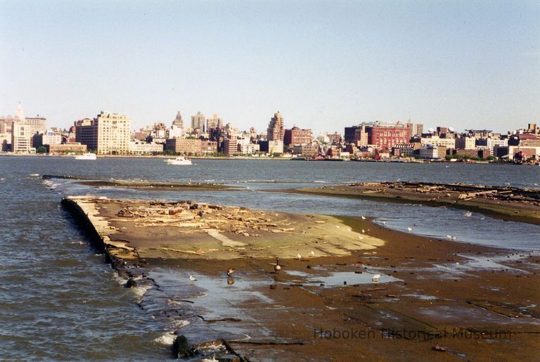 view of deteriorated pier D and C decks