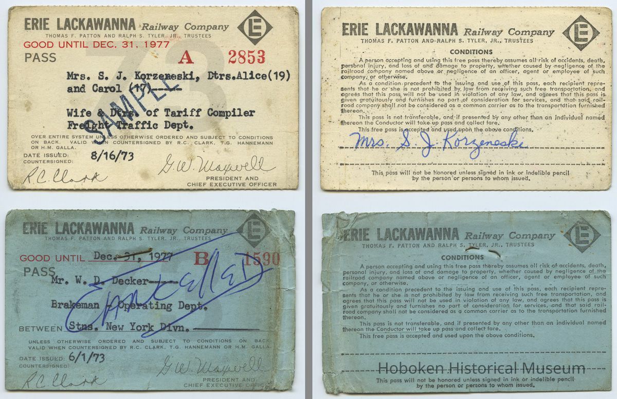 front and back: pass 1 (top); pass 2