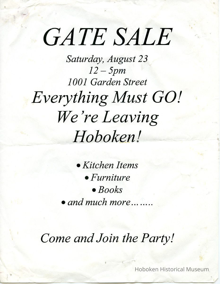 Gate Sale 001
