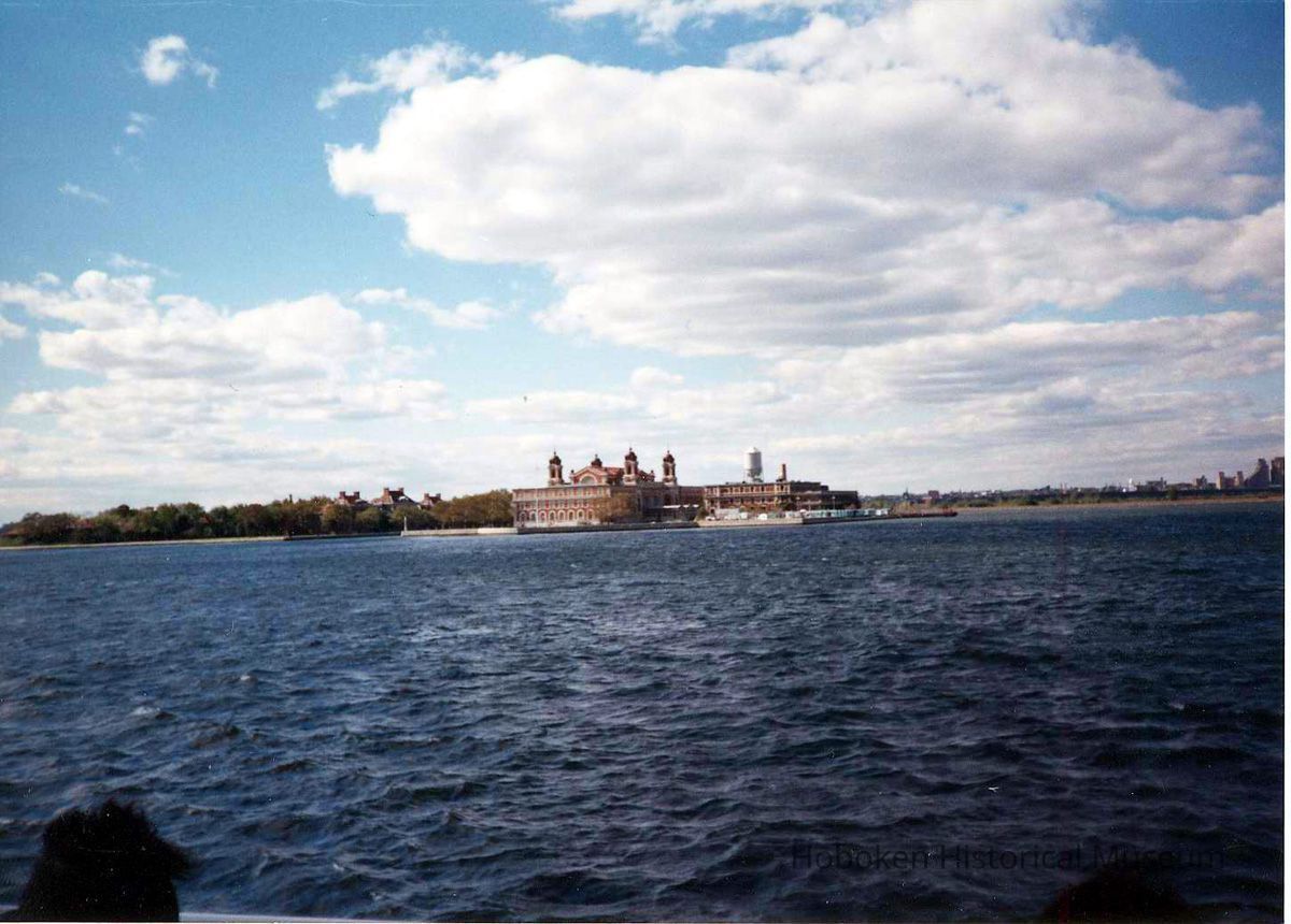 Ellis Island taken from a ferry during the NJ Transit Train Festival