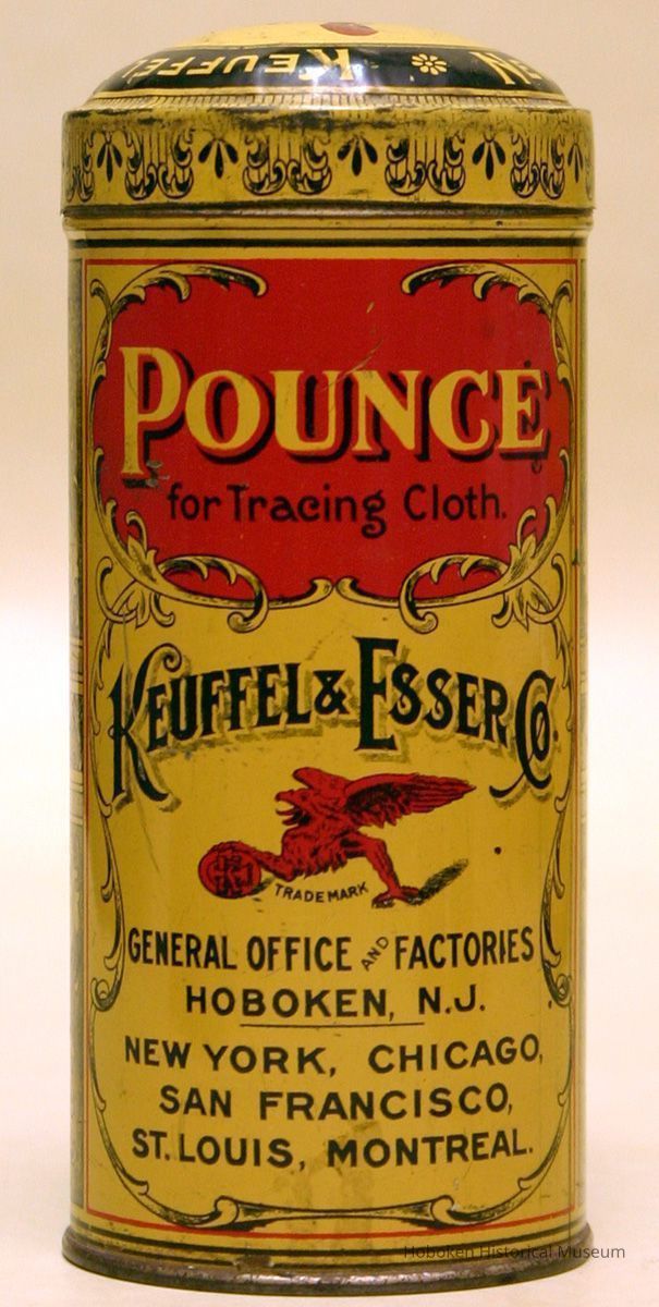 Pounce for Tracing Cloth. Keuffel & Esser Co., General Office and Factories, Hoboken, N.J., no date, ca. 1912-1920. picture number 1