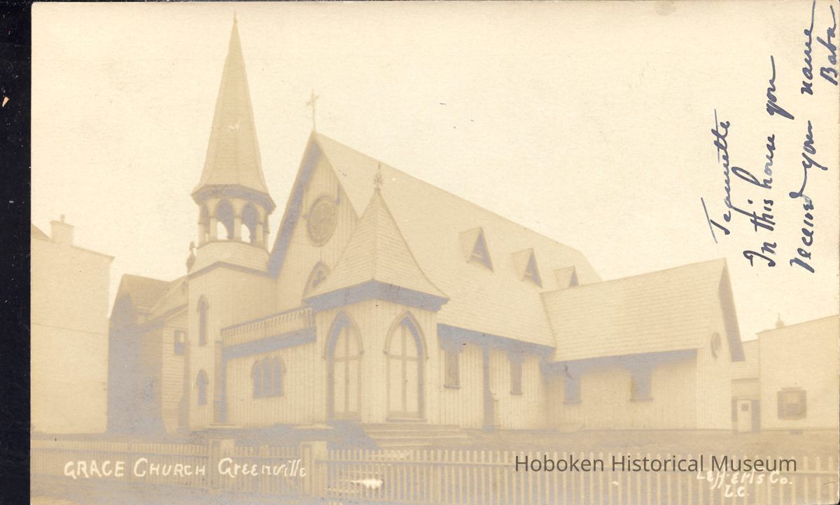 Postcard: Grace Church, Jersey City, NJ picture number 1