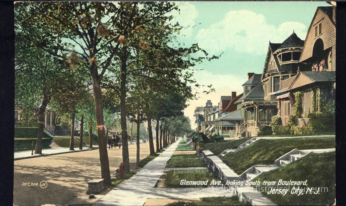 Postcard: Glenwood Ave., Jersey City, NJ picture number 1