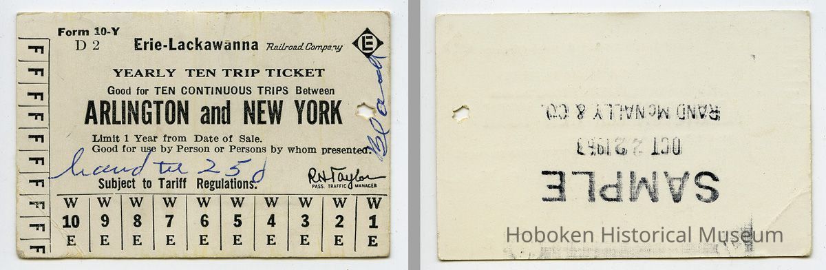 front and back, October 22, 1963