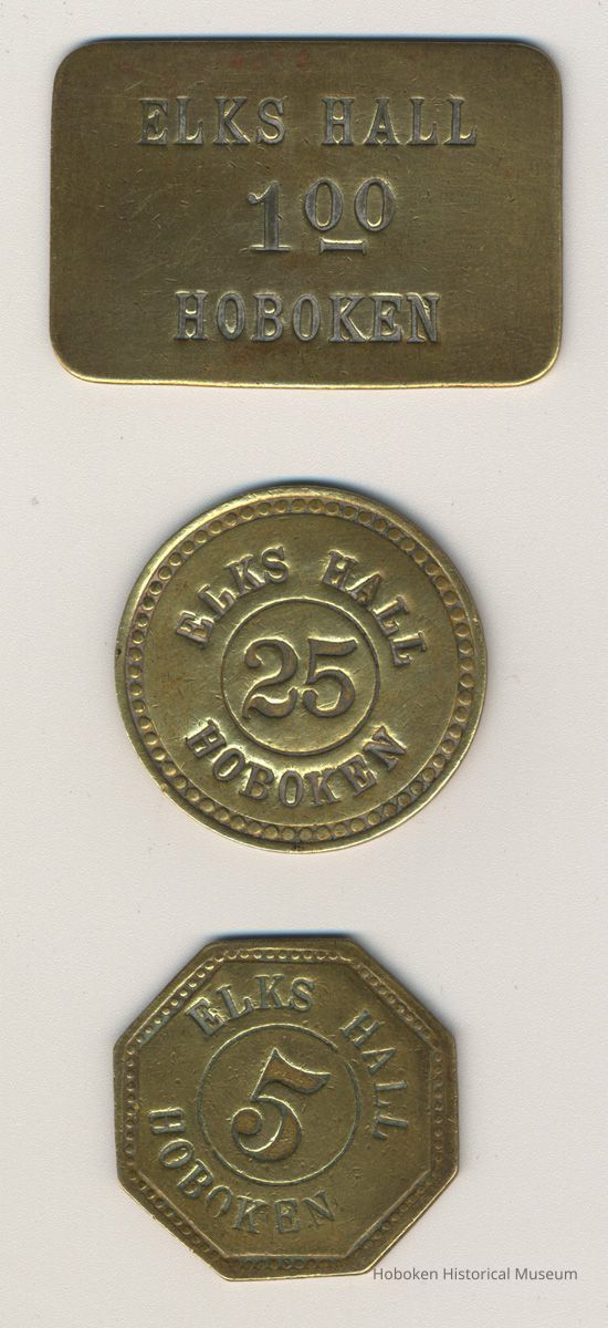 poker chips, front