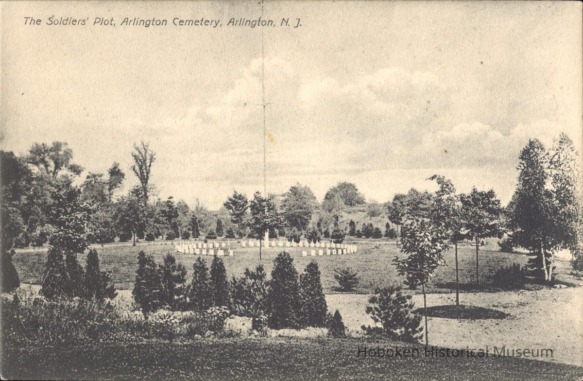 Postcard: Arlington, NJ, Arlington Cemetery picture number 1