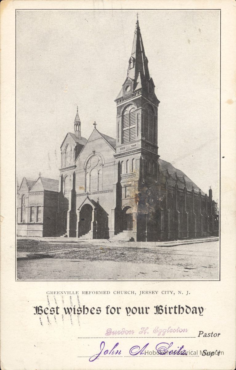 Postcard: Greenville Reformed Church, Jersey City, NJ picture number 1