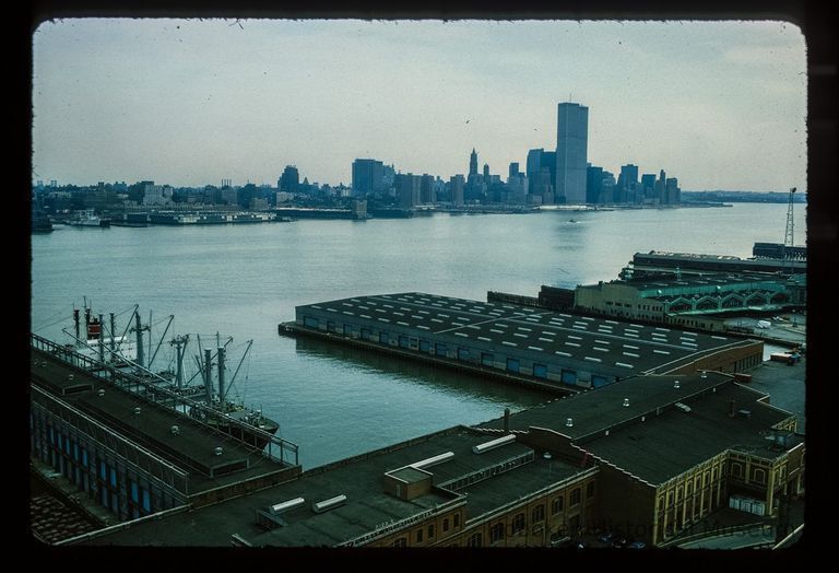 Color slide of aerial view from River & 3rd looking SE picture number 1