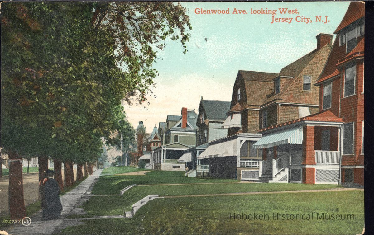 Postcard: Glenwood Ave., Jersey City, NJ picture number 1