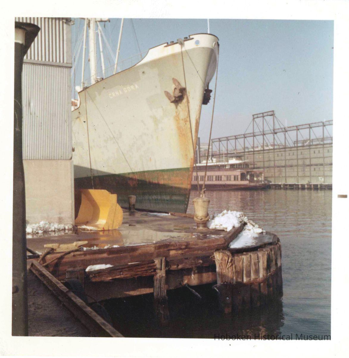 S.S. Crna Gora moored at pier D