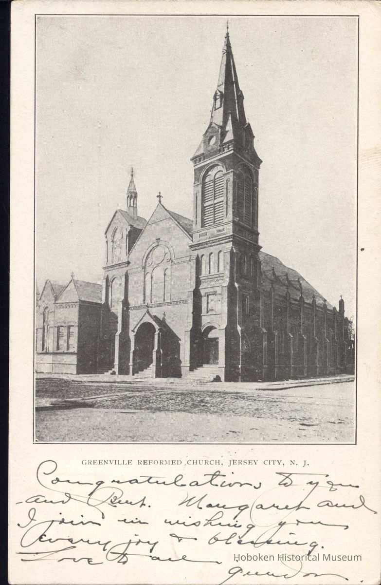 Postcard: Greenville Reformed Church, Jersey City, NJ picture number 1