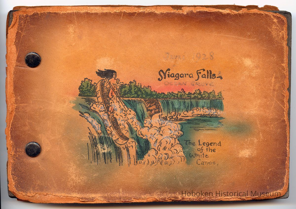 leather album cover: Niagara Falls; June 1928; Ocean Grove