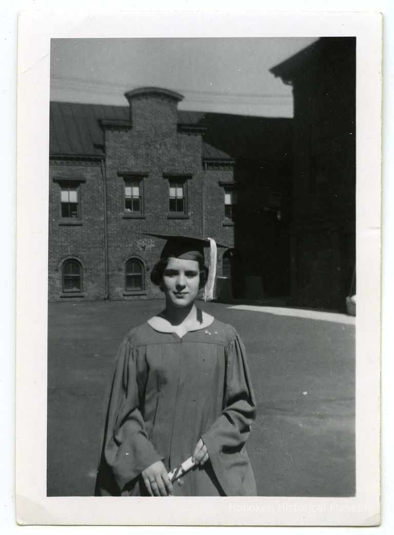 Mary Anne Amoroso, grade school graduation, 1957