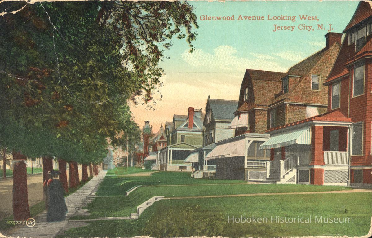 Postcard: Glenwood Ave., Jersey City, NJ picture number 1