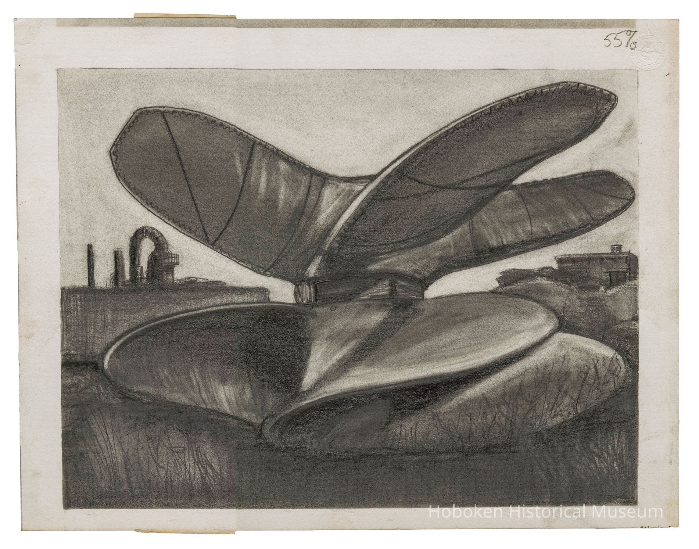 Illustration of Fergusson Propeller Yard by Kevin McCloskey, circa 1986 picture number 1
