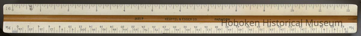 side 1 of rule with maker's model number & marks
