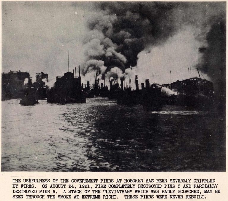 Hoboken Pier fire of August 24, 1921