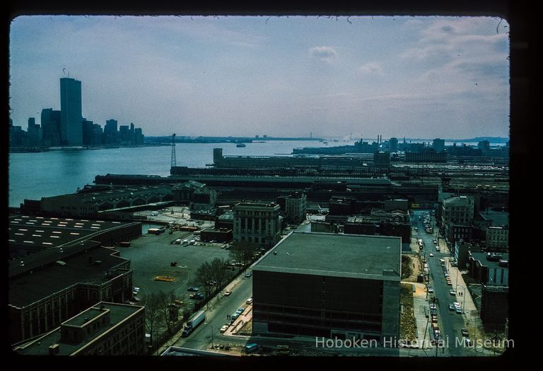 Color slide of aerial view from River and 3rd looking SE picture number 1