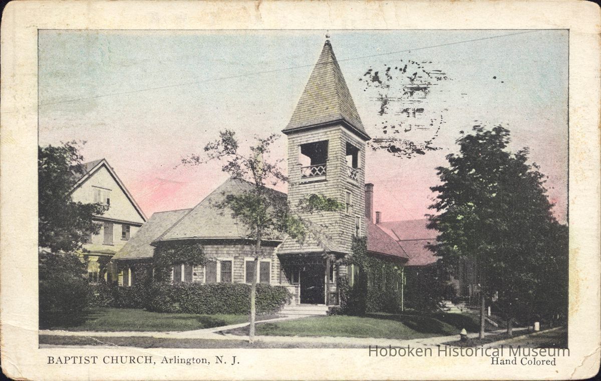 Postcard: Arlington, NJ, Baptist Church picture number 1