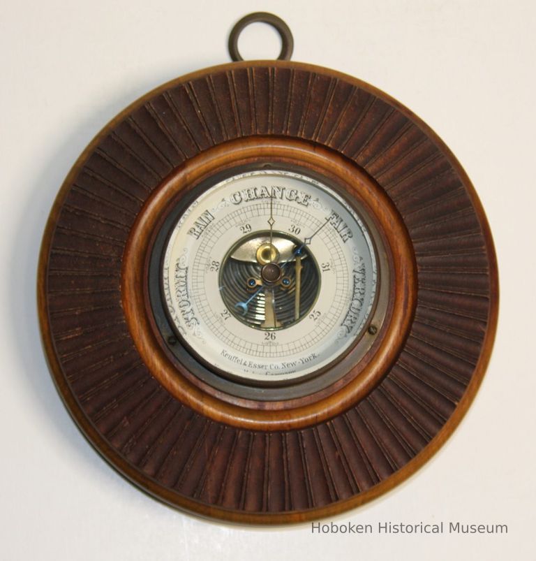 Aneroid wall barometer, model 512-1, made by the Keuffel & Esser Co