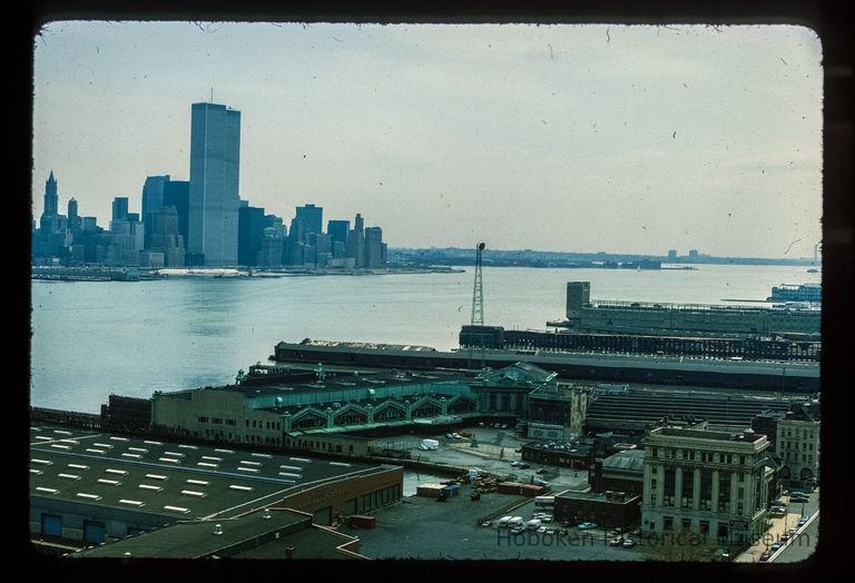 Color slide of aerial view from River & 3rd looking SE picture number 1