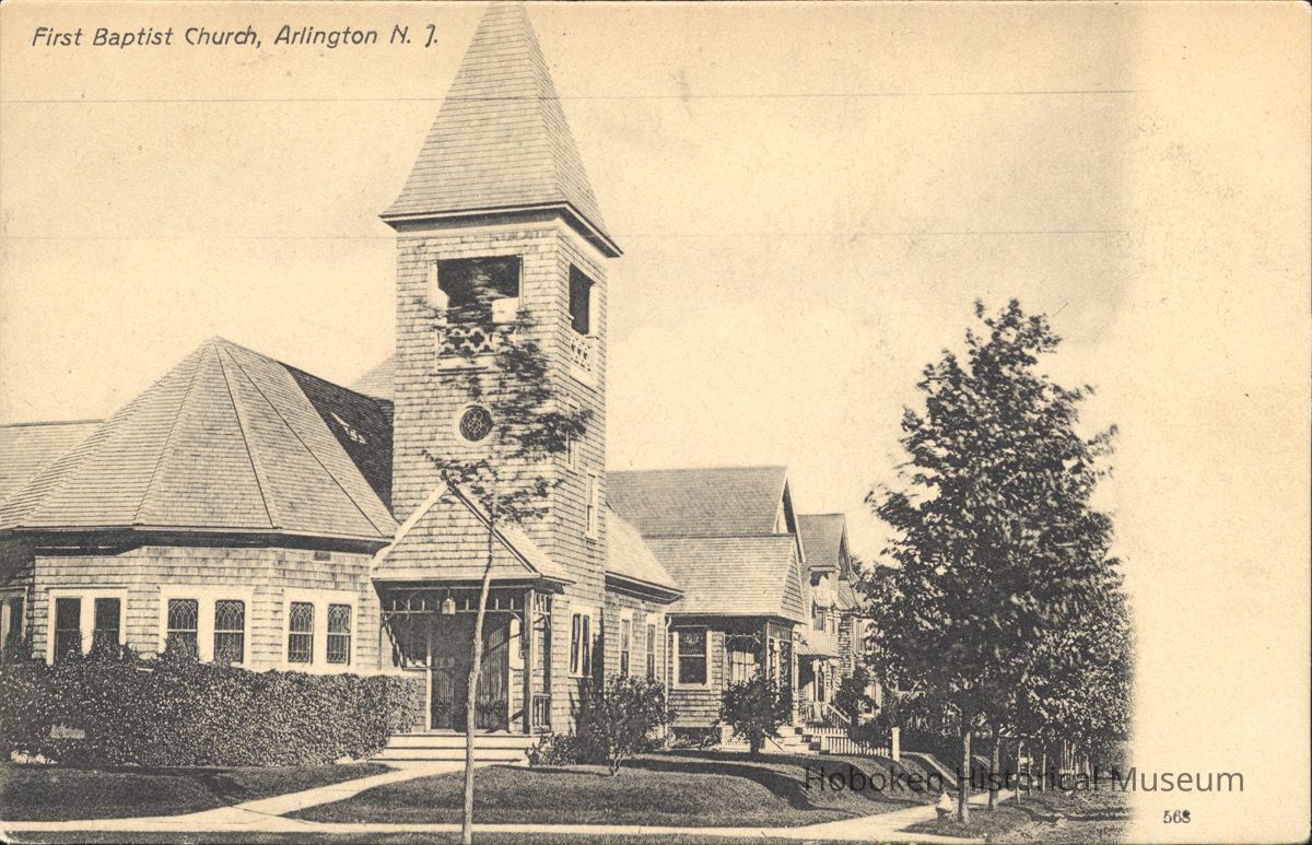 Postcard: Arlington, NJ, Baptist Church picture number 1