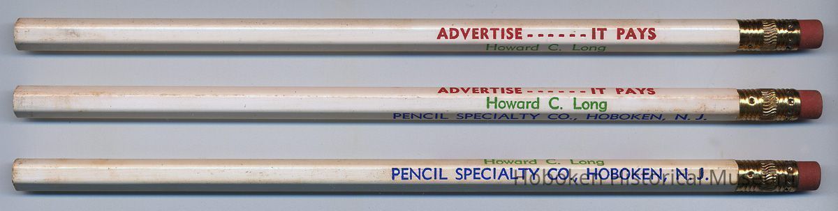 Pencil: Pencil Specialty Co., Hoboken, N.J. N.d., ca. 1960-1970. picture number 1