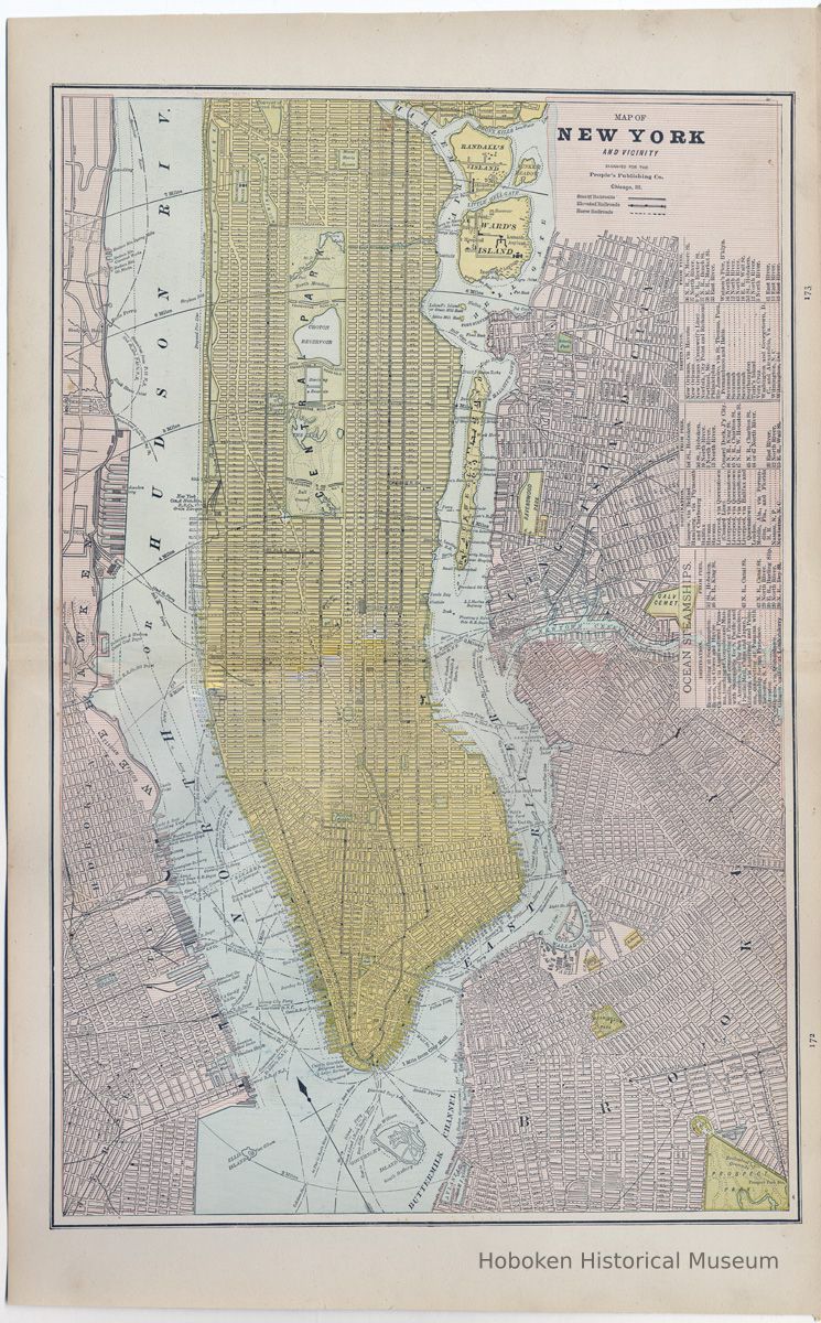 full map New York 1886 (with Hoboken)