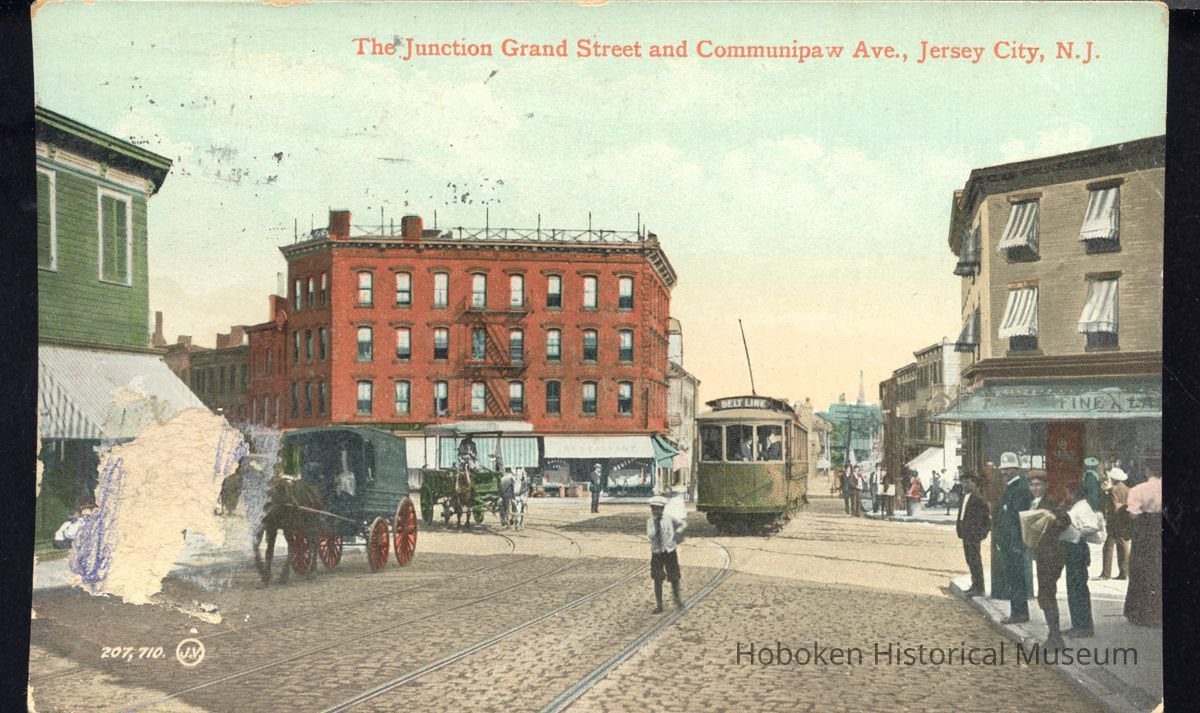 Postcard: Grand St., Jersey Ciy, NJ picture number 1