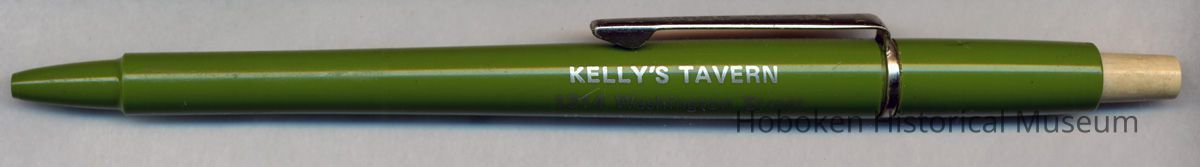 Retractable ball point pen imprinted Kelly's Tavern, 1314 Washington St., Hoboken. picture number 1