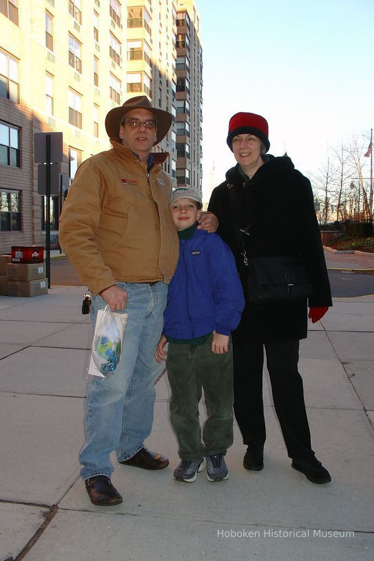 George Lukacs (left), Kaz Lukacs-Maziarczyk, Claire Lukacs