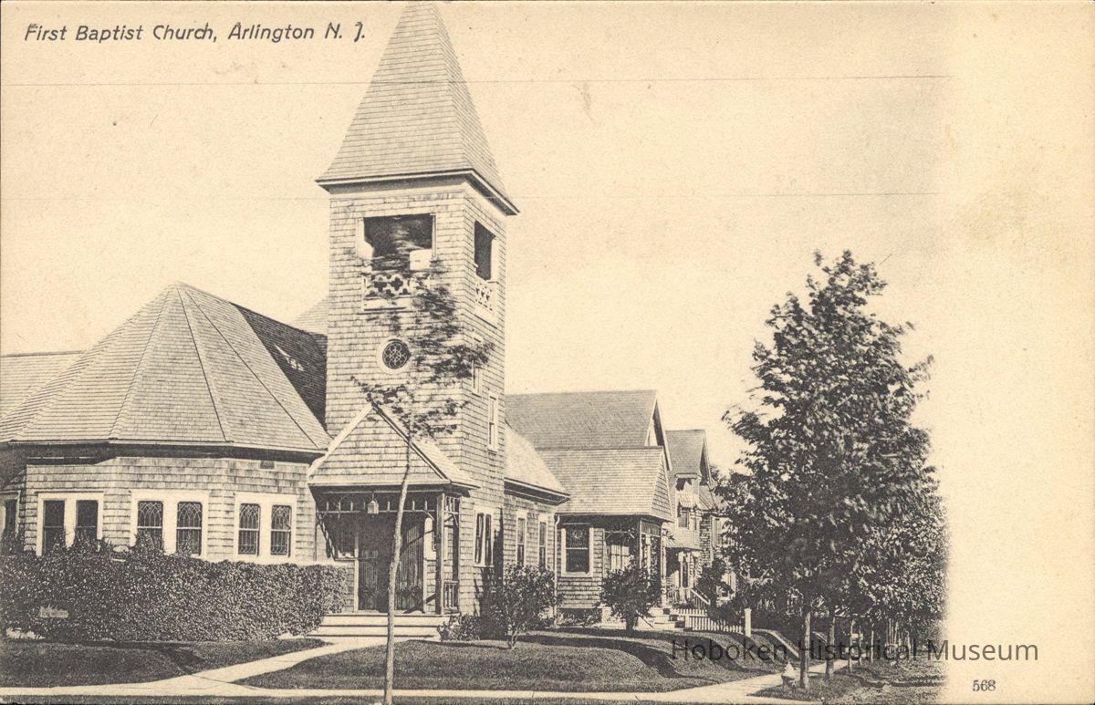 Postcard: Arlington, NJ, Baptist Church picture number 1