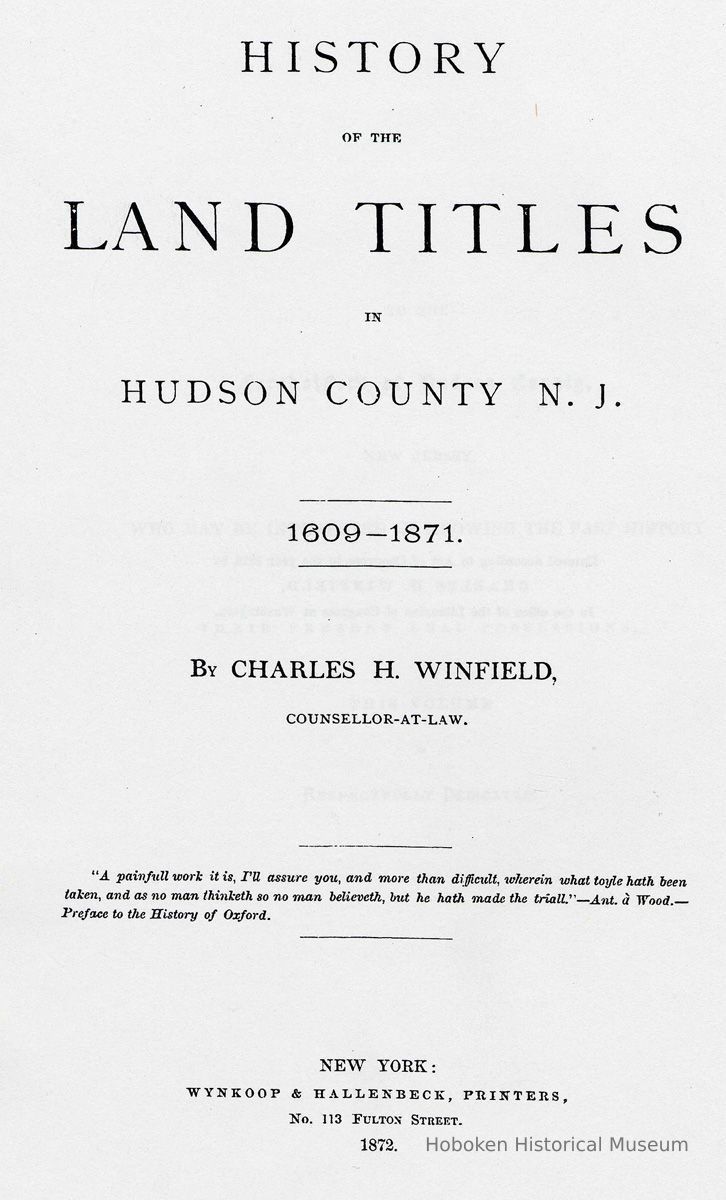 title page