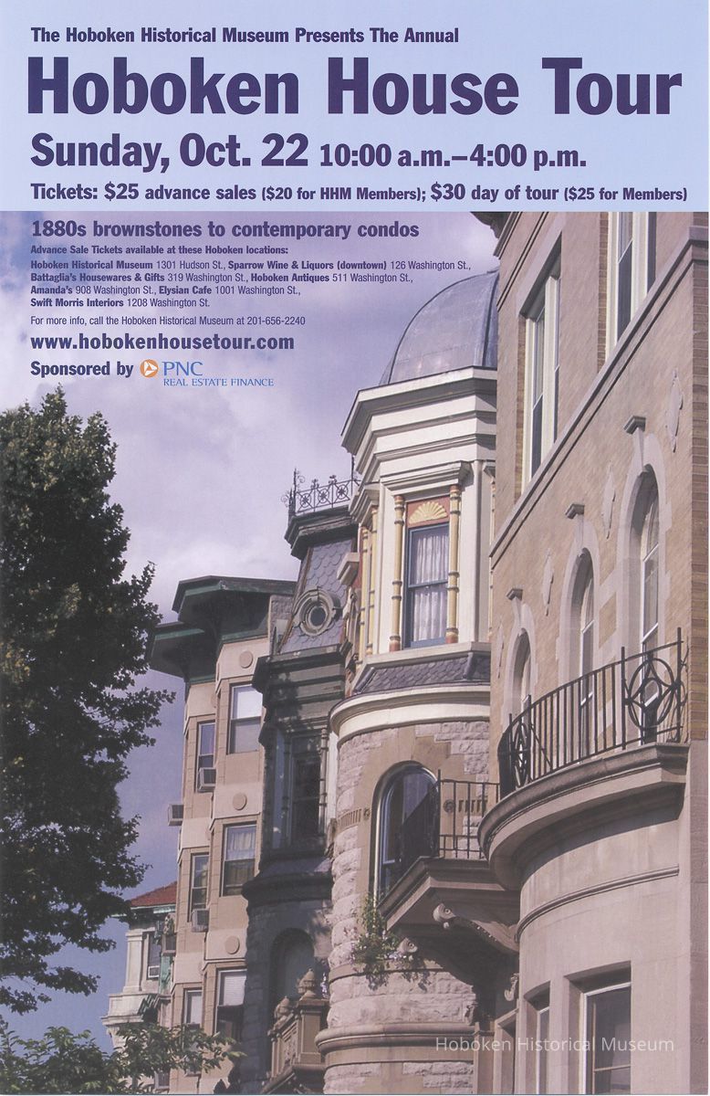 Poster for Annual Hoboken House Tour, Sunday, October 22, 2006. picture number 1