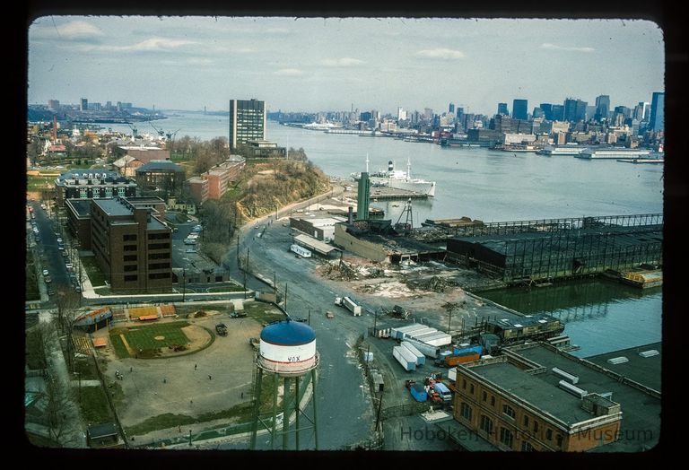 Color slide of aerial view from River & 3rd looking NE picture number 1