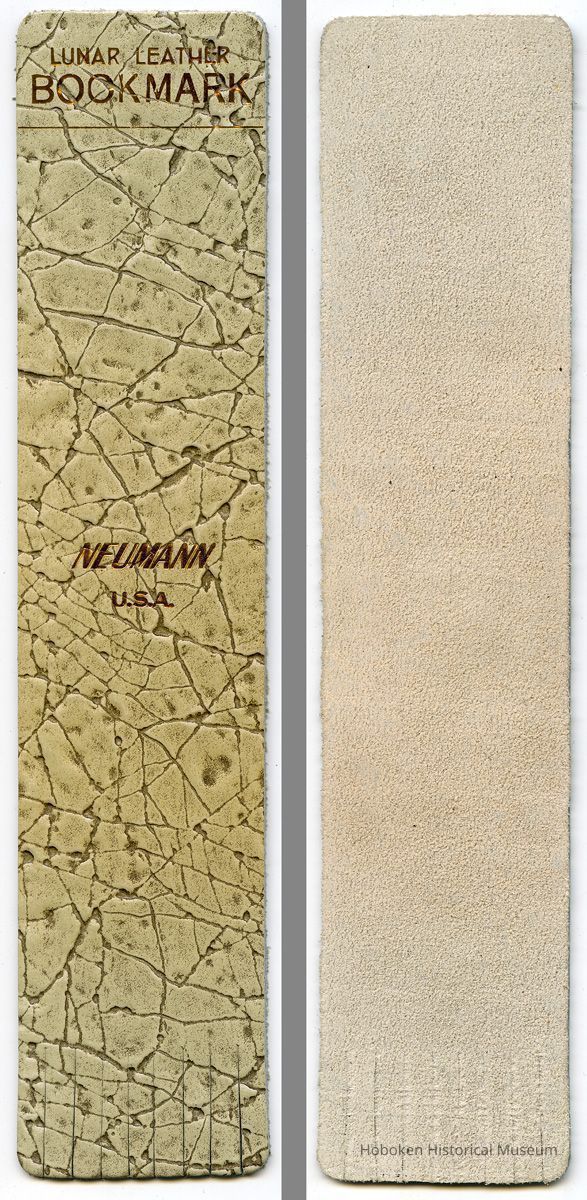 leather bookmark; Lunar Leather, Neumann U.S.A.
