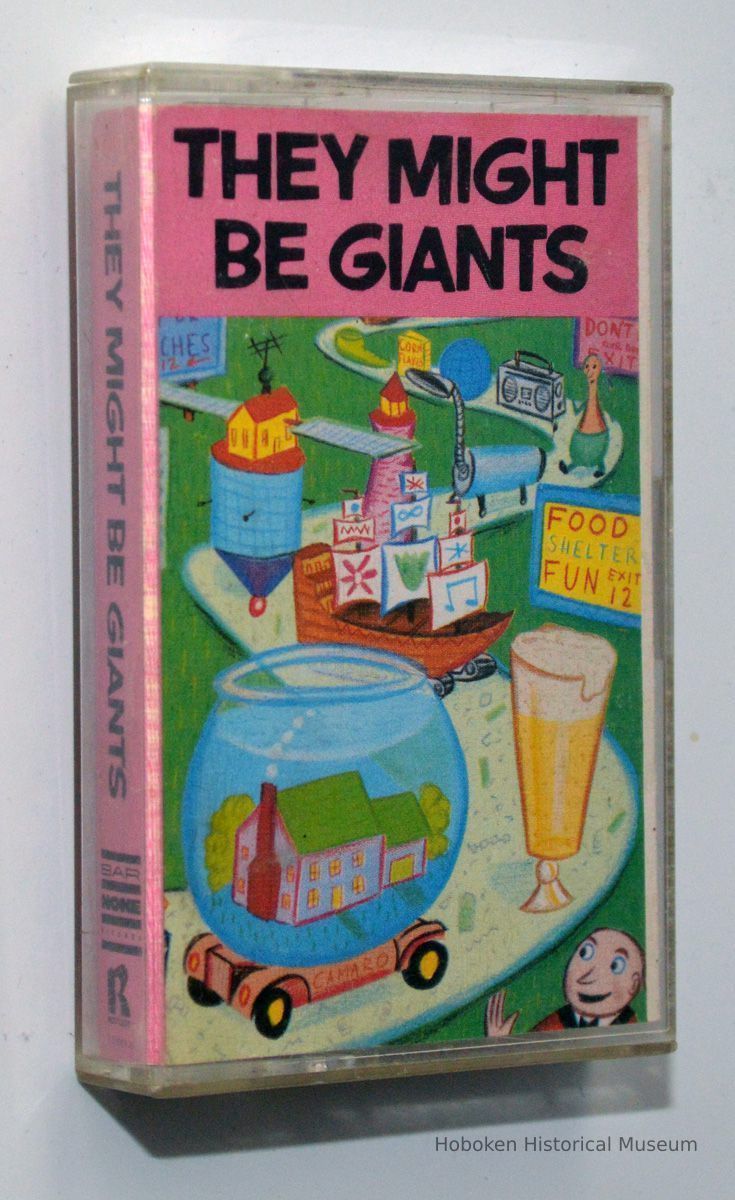 audio cassette, case front insert: They Might Be Giants