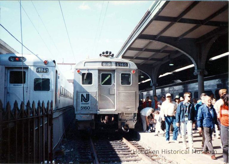 Color photo of the NJ Transit Train Festival, Hoboken 1989. picture number 1