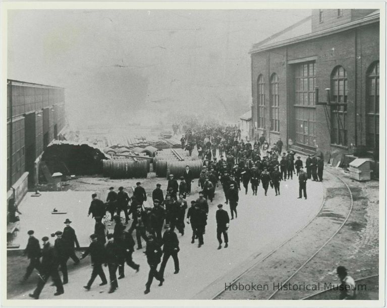 workers at Fletcher yard