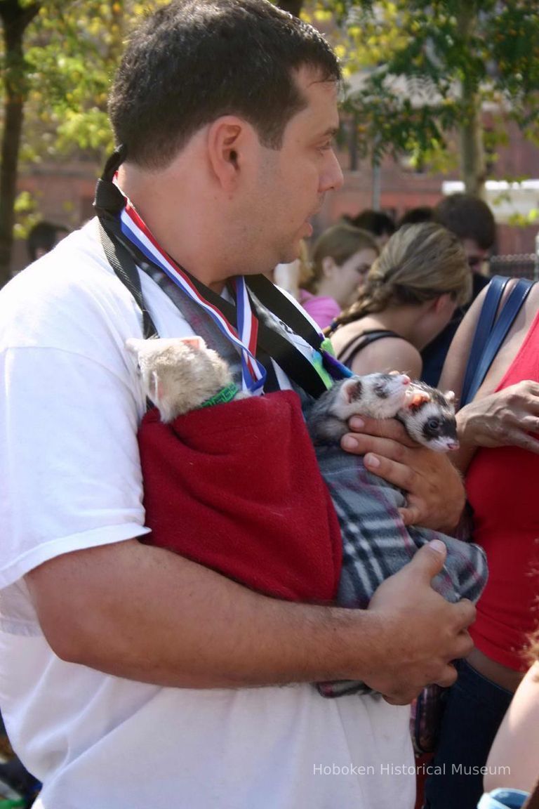 Digital color image of the 2004 Hoboken Pet Parade, along the Hoboken Waterfront, Sunday, September 26, 2004. picture number 1