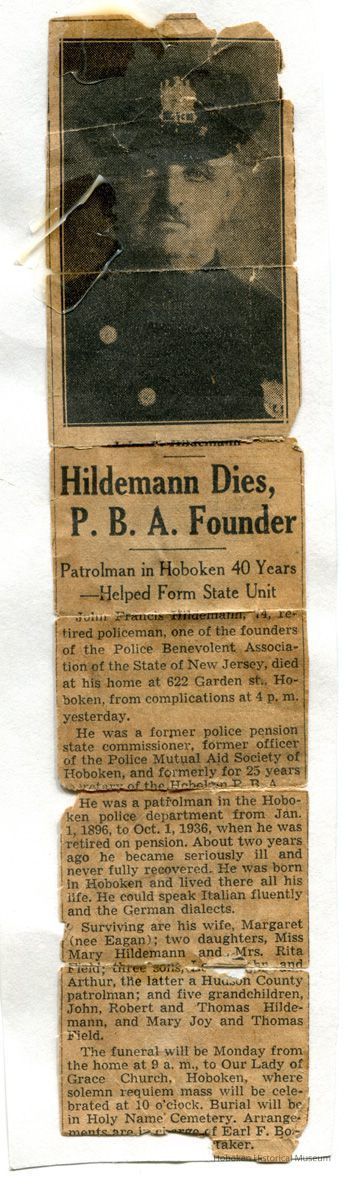 obituary John Frances Hildemann