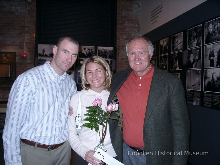 Tom Hanley et al at Hoboken Historical Museum.