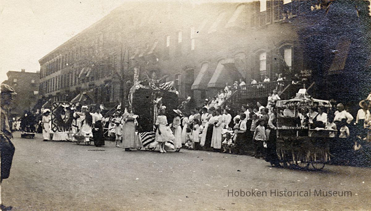 Third Annual Baby Parade 1915, cropped to image, enhanced