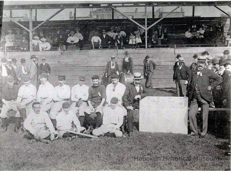 B+W photocopy of a Benevolent Order of Elks baseball team, no place, no date, ca. 1890. picture number 1