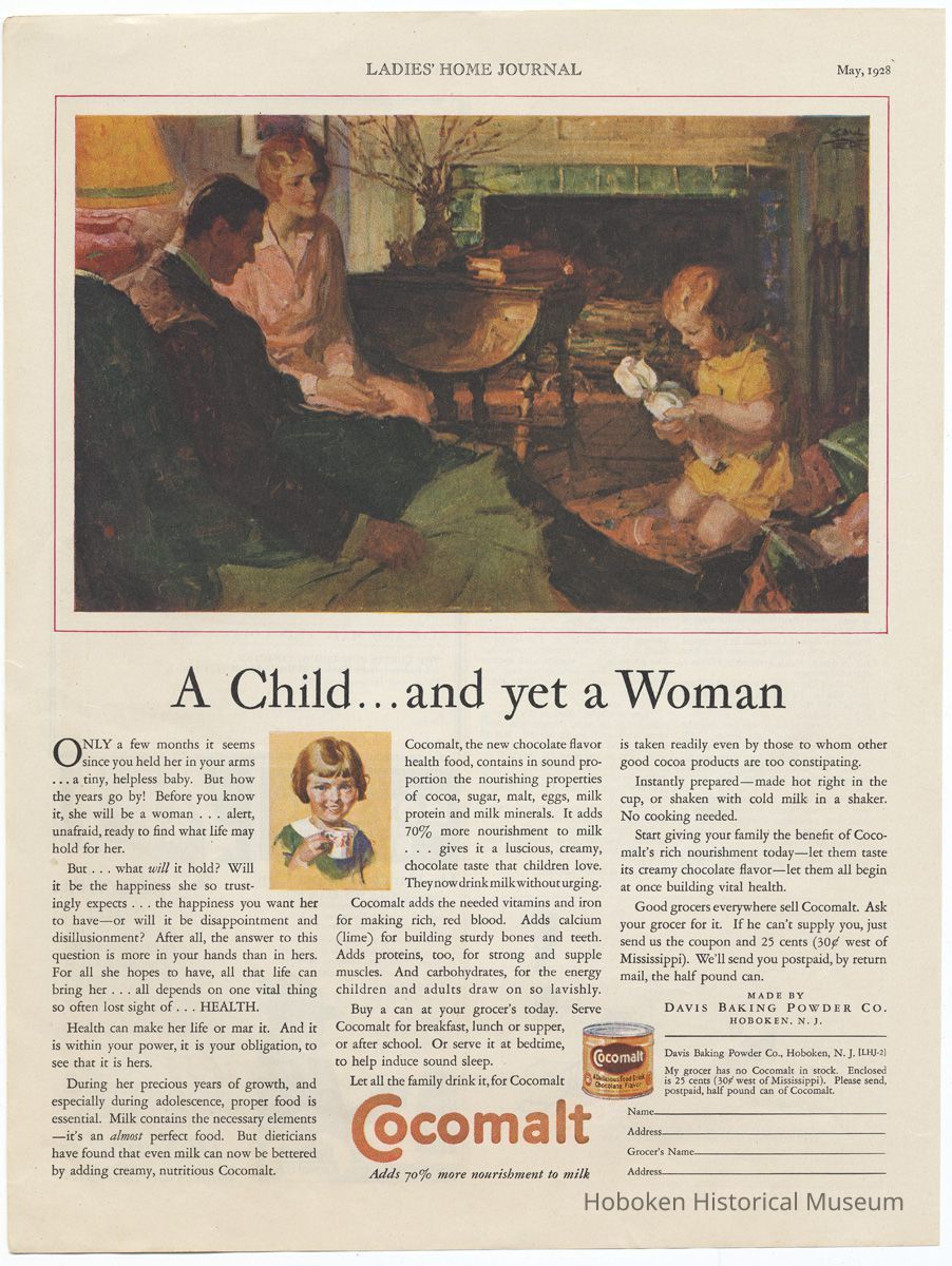 Cocomalt, Ladies' Home Journal, May 1928