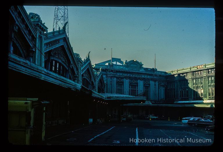 Color slide of eye-level view of the Lackawanna Terminal façade picture number 1