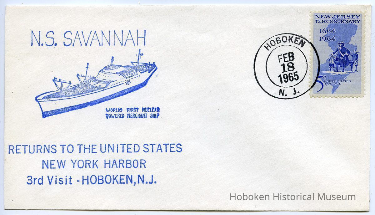 1: Third Visit, postmarked Hoboken, Feb. 18, 1965