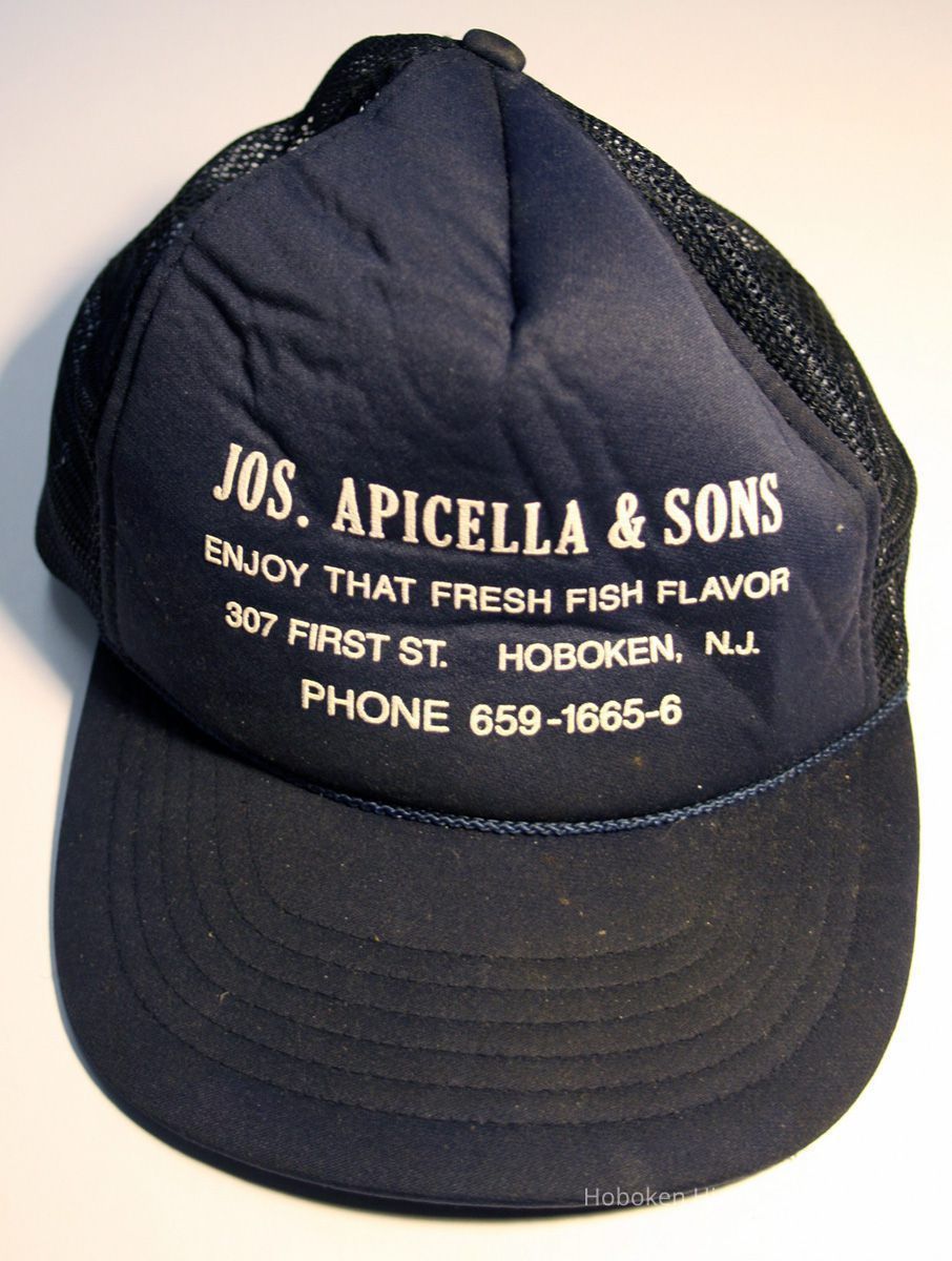 Hat from Joseph Apicella & Sons Fish Market. Hoboken, N.J. No date, circa 2000-2005. picture number 1